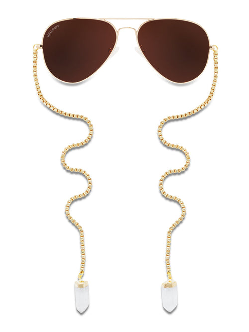 The original chain crystal sunglasses