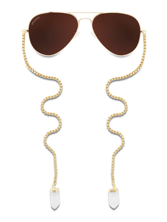 The original chain crystal sunglasses