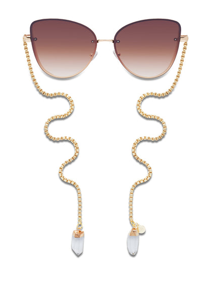 The original chain crystal sunglasses