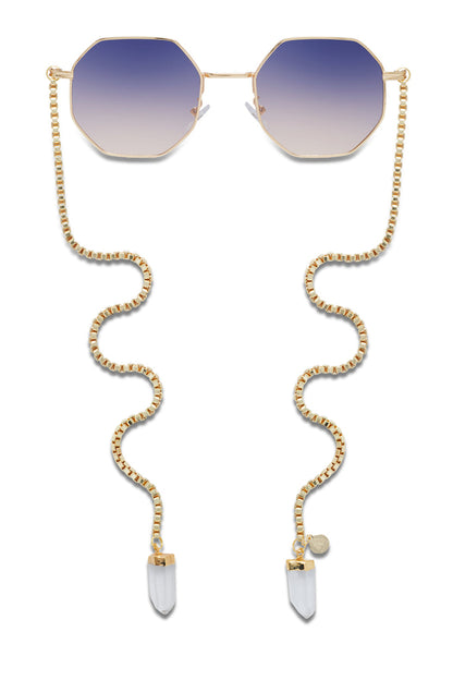 The original chain crystal sunglasses