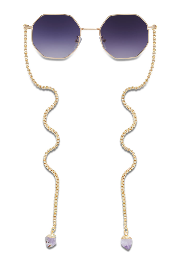 The original chain crystal sunglasses