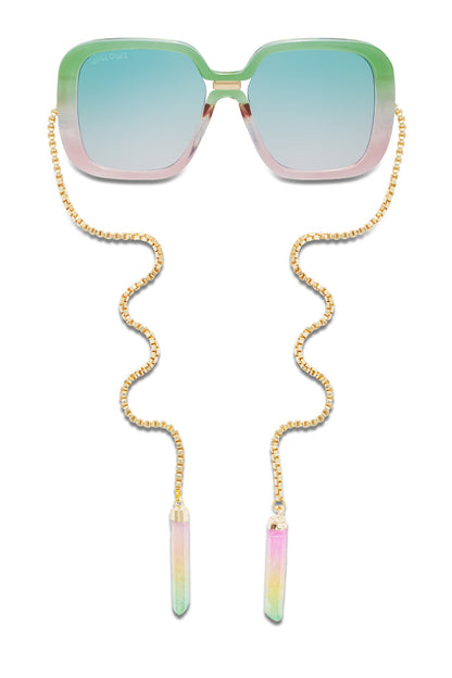 The original chain crystal sunglasses
